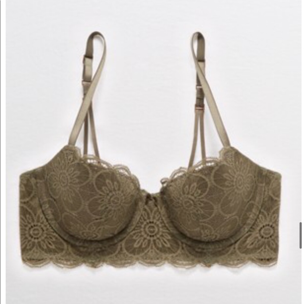 Aerie Lace Lightly Lined Balconette Bra 36B
